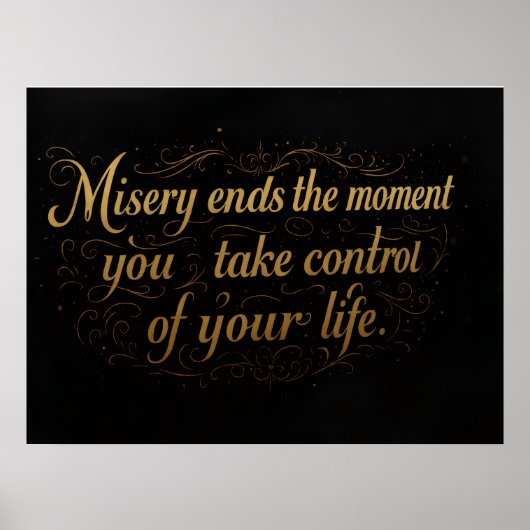 Motiverende Quote Poster (Voorkant)