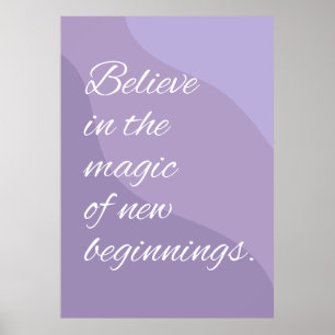 Motiverende Quote Poster