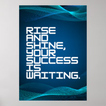 Motiverende Quote Poster