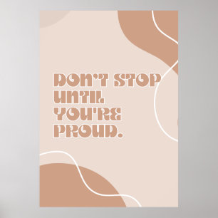 Motiverende Quote Poster