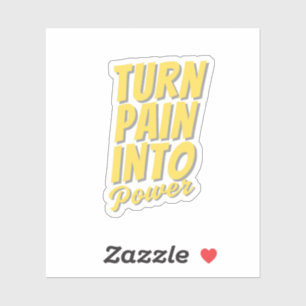 Motiverende Quote Sticker