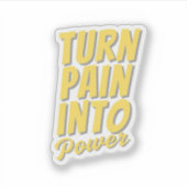 Motiverende Quote Sticker (Voorkant)