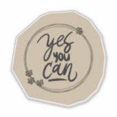 Motiverende Quote Stickers in Scrapbook Stijl (Voorkant)