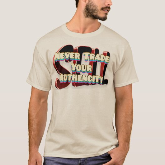 motiverende quote t-shirt (Voorkant)