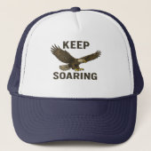 Motiverende Quote Trucker Hoed | Inspirerende hoe Pet (Voorkant)