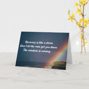 Motiverende quote voor herstel van drugsverslaving kaart