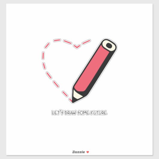 Motiverende quote voor studenten Inspirerende kuns Sticker (Vel)
