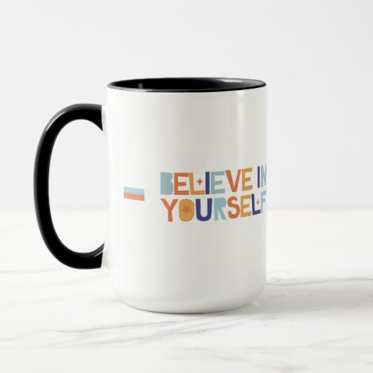 Motiverende Quote Witte Mok | Mindset Koffiekop (Links)