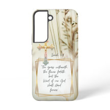 Motiverende Schrift Natuur Gras Pastel Kruis