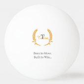 Motiverende Sport Pingpongbal (Achterkant)
