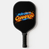 Motiverende sportquote-ontwerp pickleball paddle (Voorkant)