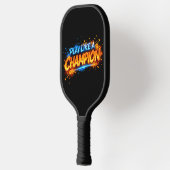 Motiverende sportquote-ontwerp pickleball paddle (Links)