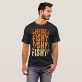 Motiverende spreuk Engel vissen T-shirt (Voorkant volledig)
