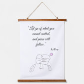 Motiverende spreuk hangend wandkleed (Voorkant)