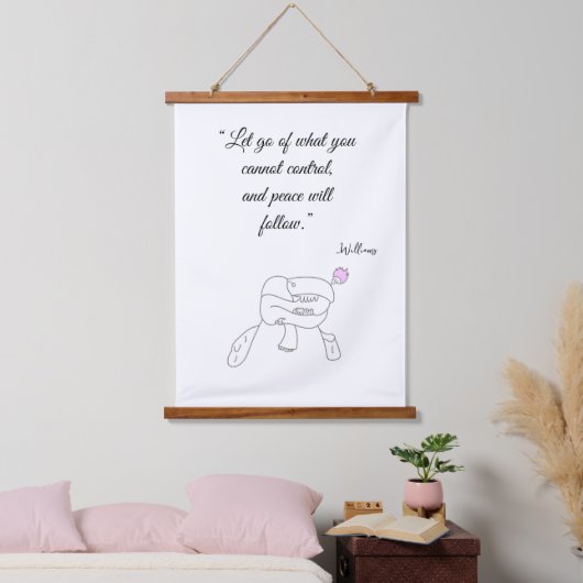 Motiverende spreuk hangend wandkleed (Slaapkamer)