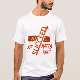 Motiverende Spreuk Ik Zal Succeederen Wat Er Ook G T-shirt