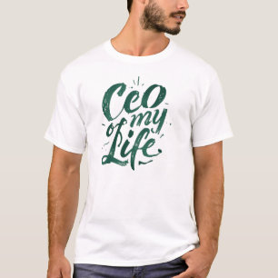 Motiverende Spreuk Mannen T-shirt