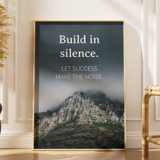 Motiverende Spreuk Poster