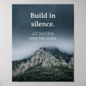 Motiverende Spreuk Poster (Voorkant)