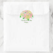Motiverende spreuk... ronde sticker (Tas)