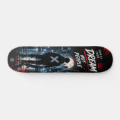 Motiverende Stedelijke Straatkunst Skateboard Ontw (Horizontaal)