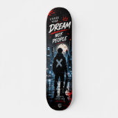 Motiverende Stedelijke Straatkunst Skateboard Ontw (Voorkant)
