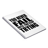 Motiverende succesquote notitieboek (Rechterzijde)