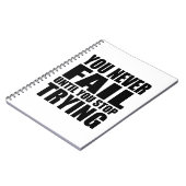 Motiverende succesquote notitieboek (Linkerzijde)