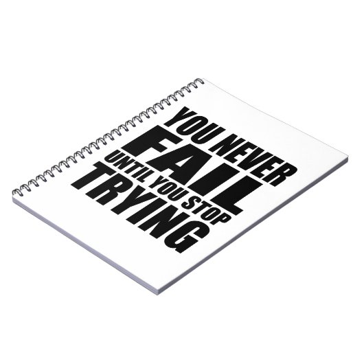 Motiverende succesquote notitieboek (Linkerzijde)