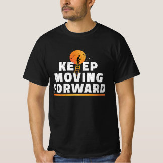 Motiverende T-Shirt om Door te Gaan