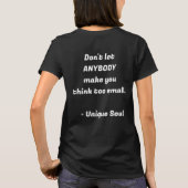 motiverende t-shirt, T-shirt (Achterkant)