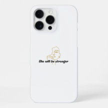Motiverende telefoonhoes voor vrouwen