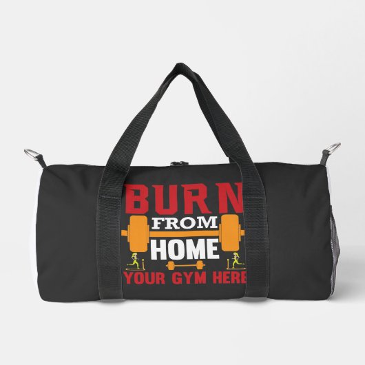 Motiverende Thuisgym Workout Plunjezak (Voorkant)