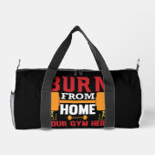 Motiverende Thuisgym Workout Plunjezak (Achterkant)