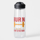 Motiverende Thuisgym Workout Waterfles (Voorkant)