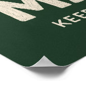 Motiverende typografie muurkunst poster (Hoek)