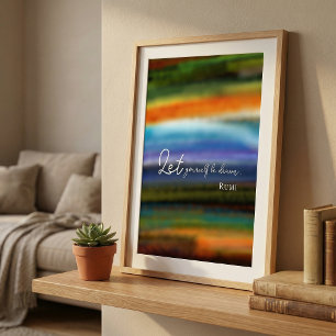 Motiverende typografie quote maak je eigen poster