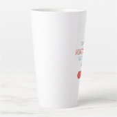 Motiverende typografische retro stijl latte mok (Voorkant)
