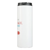 Motiverende typografische retro stijl thermosbeker (Achterkant)