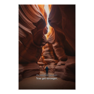 Motiverende uitspraak Slot Canyon Perfect Poster