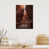 Motiverende uitspraak Slot Canyon Poster (Keuken)