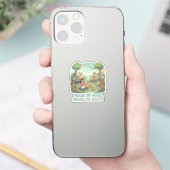 Motiverende Vrede van Geest, Vrede op Aarde Ontwer Sticker (Telefoon)