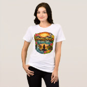 Motiverende vrouwen wit T-shirt (Voorkant volledig)