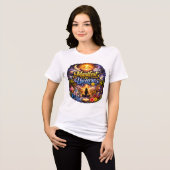 Motiverende vrouwen wit T-shirt (Voorkant volledig)