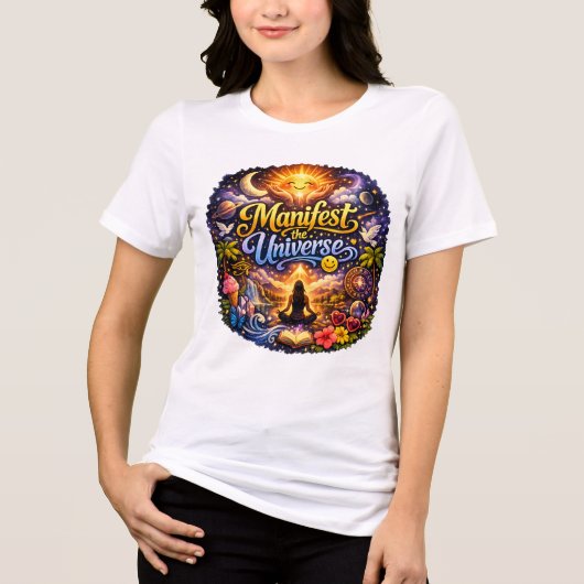 Motiverende vrouwen wit T-shirt (Voorkant)