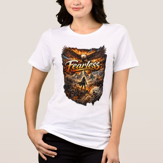 Motiverende vrouwen wit T-shirt (Voorkant)
