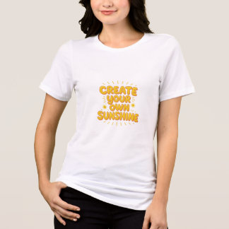Motiverende vrouwen wit T-shirt