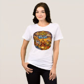 Motiverende Vrouwen Witte T-shirt (Voorkant volledig)