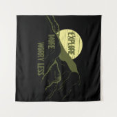 Motiverende wandelwandelaar quotes wandkleed (Voorkant (horizontaal))