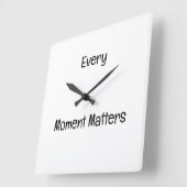 Motiverende wandklok decoratie (Hoek)